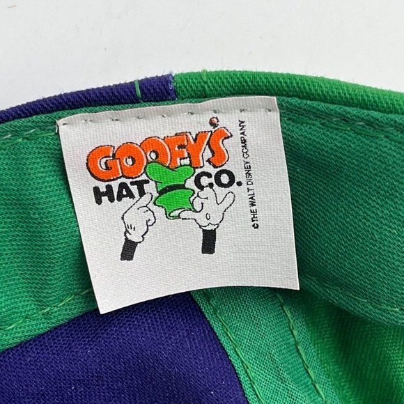 Goofy's Hat Co. Mickey's Toontown Colorblock Baseball Cap Hat Youth Size USA - Picture 8 of 9